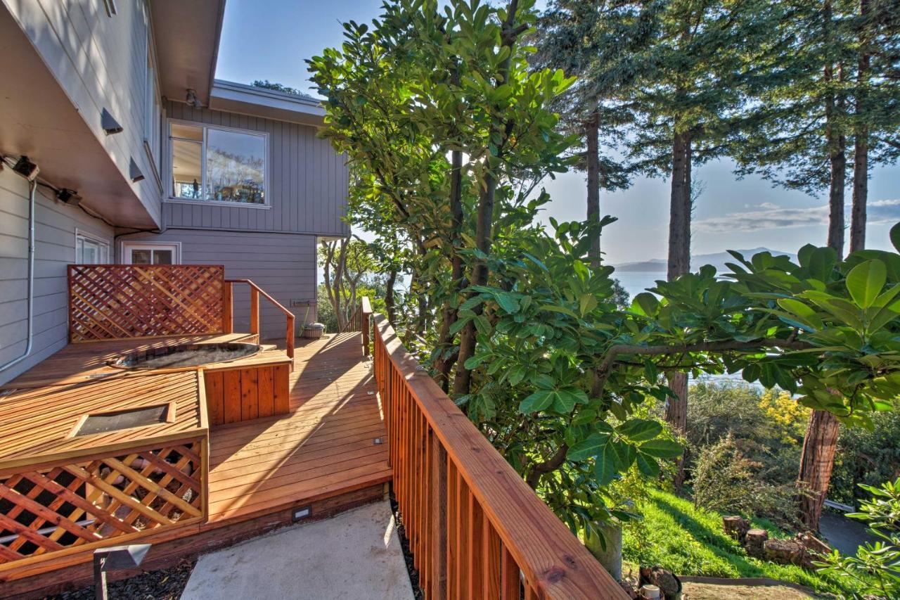 Luxury Studio With Hot Tub And San Francisco Bay Views Richmond Exteriör bild